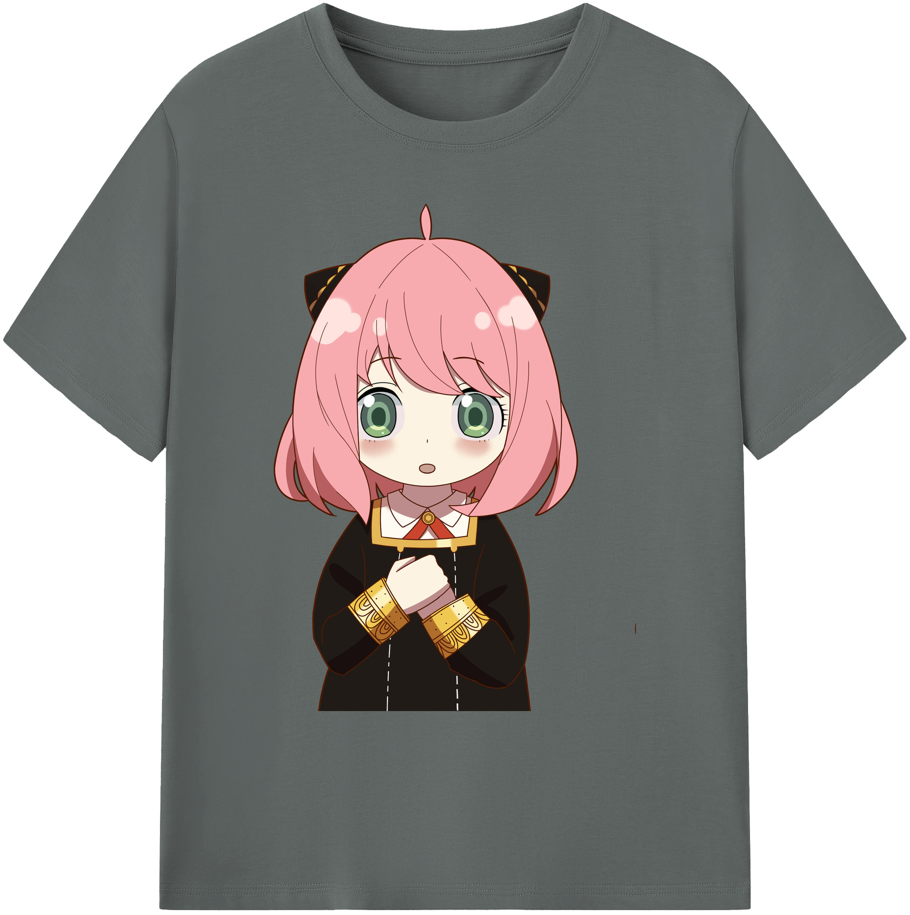 （画像用） SPY×FAMILY间谍家家酒 綿100％ メンズ半袖Tシャツ｜肌触りやわらか＆通気性